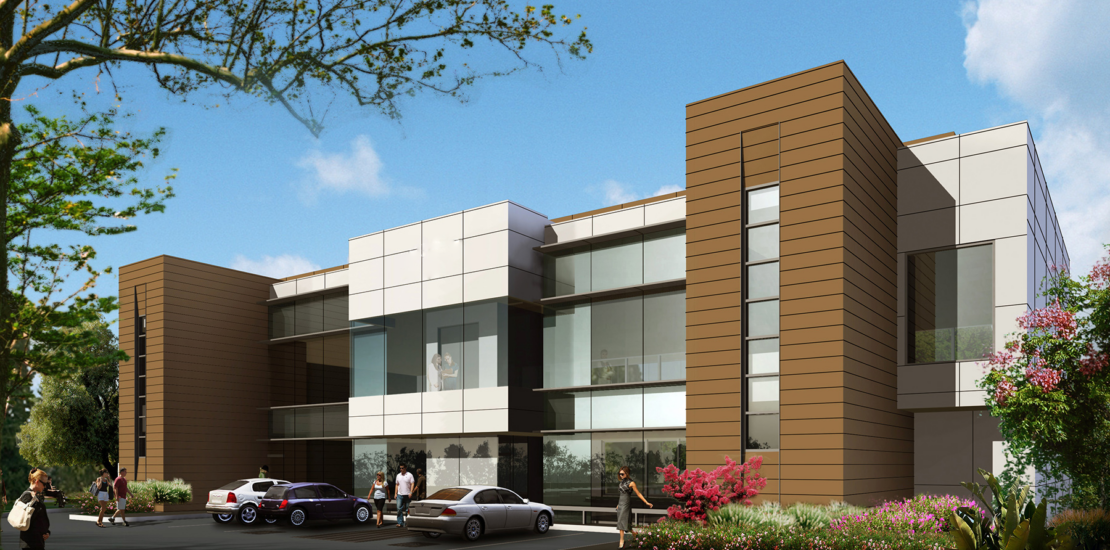 Can a commercial architect redesign existing buildings?