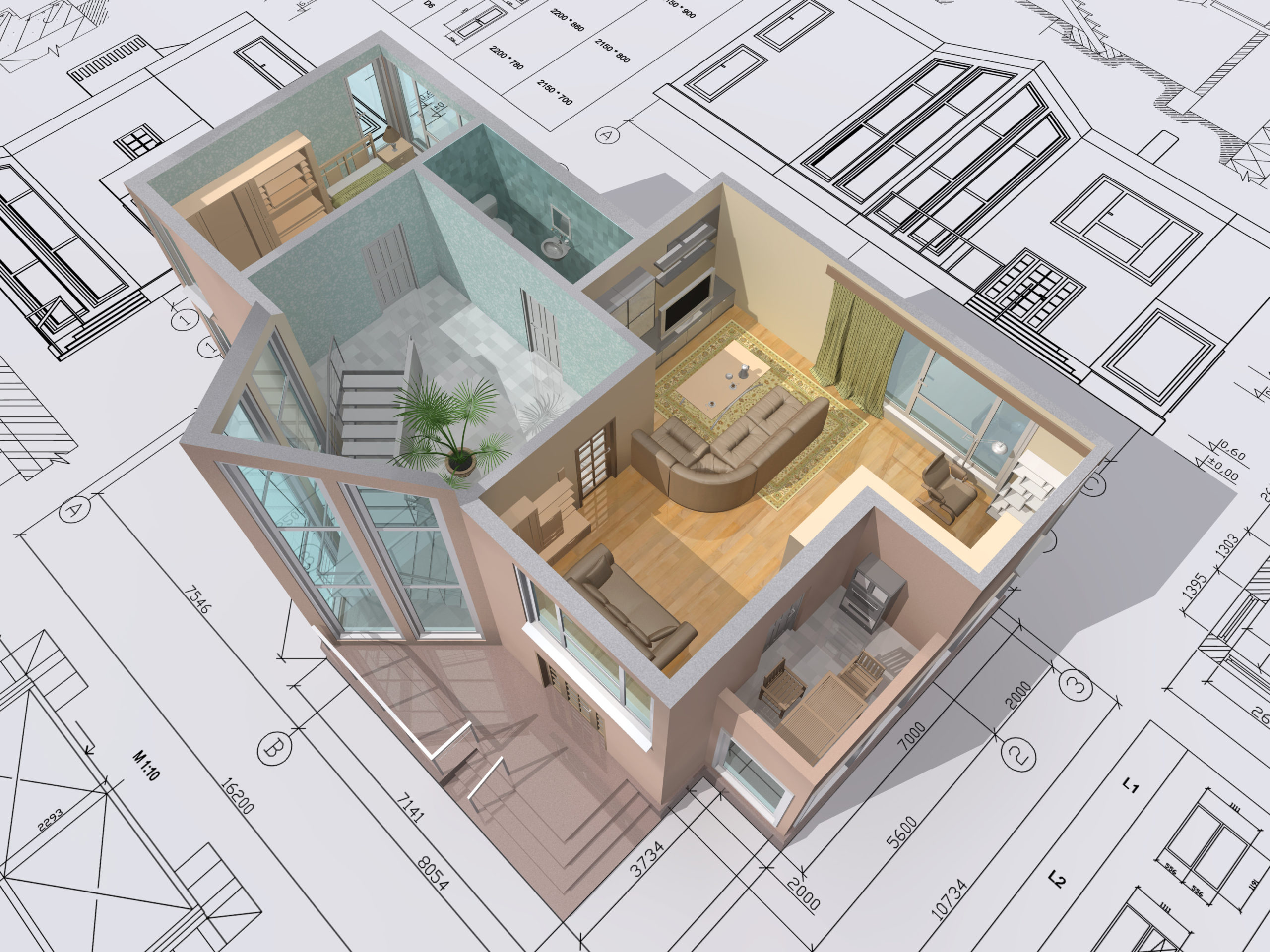 Do architects provide 3D plans?